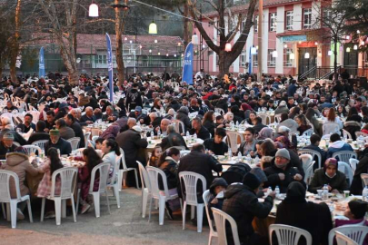 Bursa'da dağ ilçelerindeki iftar buluşmalarının son durağı Keles oldu