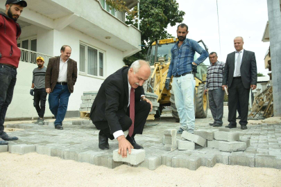 Yenişehir'e 500 bin metre parke taşı yapıldı