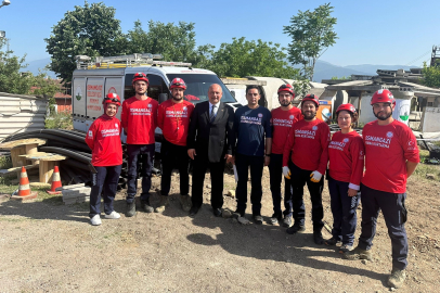 Osmangazi Belediyesi arama kurtarma ekiplerinden nefes kesen tatbikat