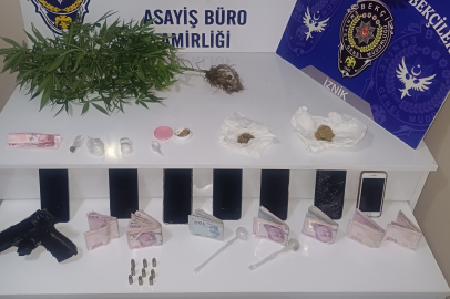 Bursa İznik'te uyuşturucu operasyonu: 7 gözaltı