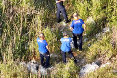 Devasa sazlıklarda sülük toplarken kayboldu, AFAD dron ile buldu