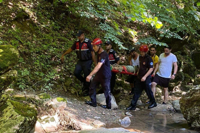 Fotoğraf çekilirken kanyondaki kayalıklardan düştü