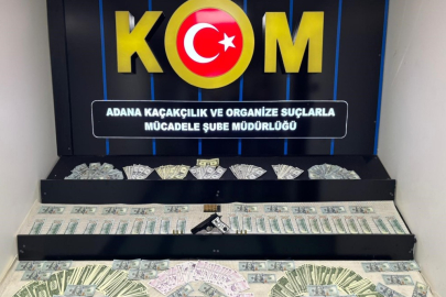 Adana’da ATM’den ve para sayma makinesinden geçen sahte para üreten şebeke çökertildi